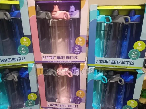 Pogo Bpa Free Water Bottles With Lid And Straw - 946ml ( 175ghs Each) · Photo 1