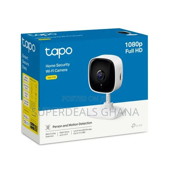 Tplink Tapo C100 Home Security Wi-fi Camera - · Photo 1