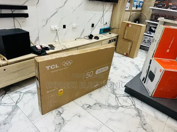 High Quality Slim TCL TV 50 Smart Satellite Android FHD QLED · Photo 1