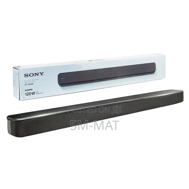 Sony 2.0Ch 120W Single Soundbar Black, HT-S100F · Photo 1