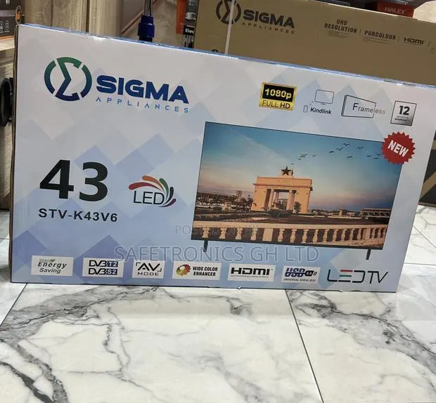 Authentic New Sigma 43 Inch Full Hd Led Sig-K43v6 Tv · Photo 1
