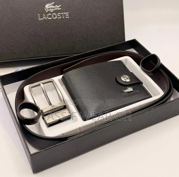 Lacoste Belt and Wallet · Photo 1