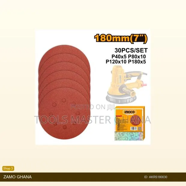 Sanding Sheet for Random Orbital - Akrs180030 · Photo 1