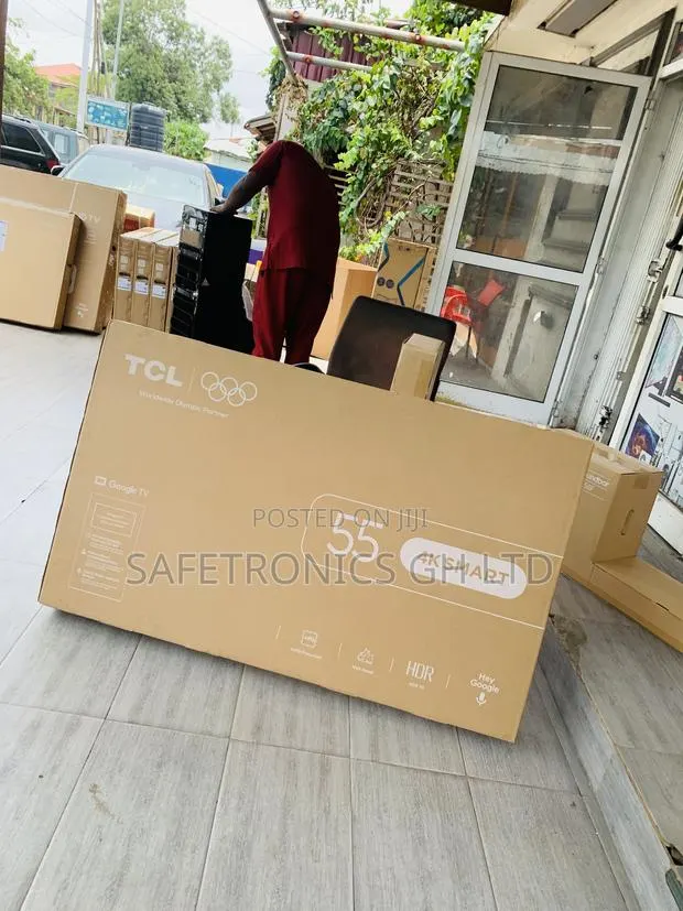 Secure New Smart Led TCL 55p6l 55-Inch Uhd Google TV · Photo 1