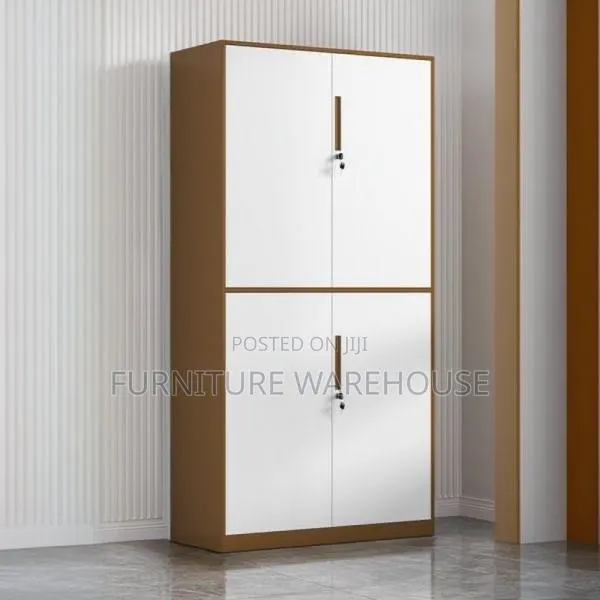 Modern Four-Door Metal Office Storage Cabinet · Photo 1