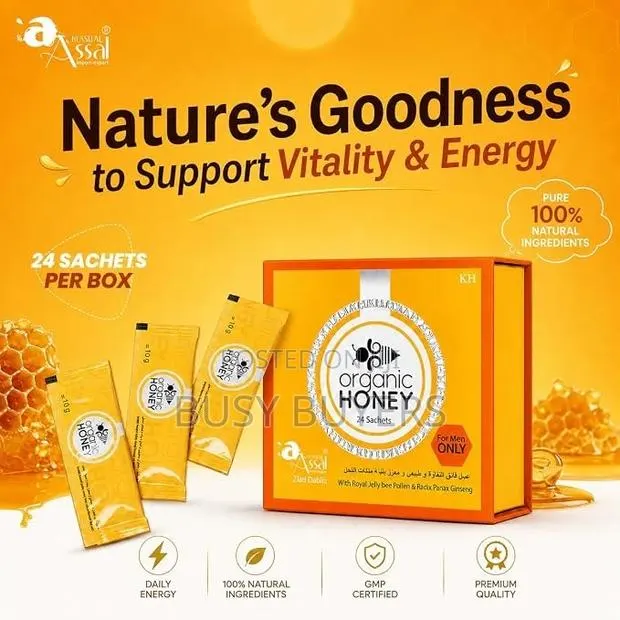 Organic HONEY, 24 Sachets Men Only · Photo 1