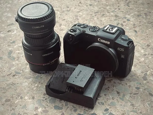 Canon EOS RP Camera + 50mm Lens + Adapter + 2x Batteries & Charger · Photo 1