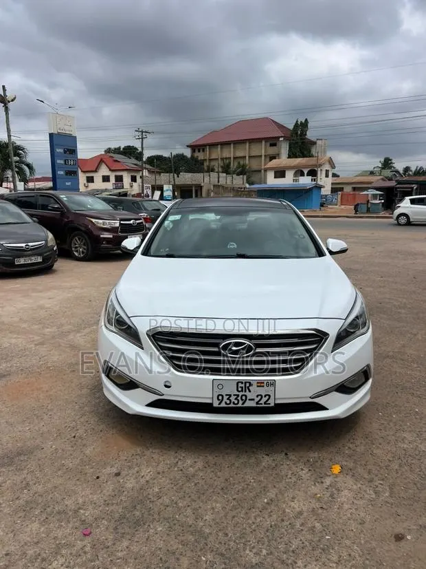 Hyundai Sonata 2015 White · Photo 1