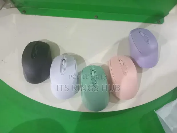 Dual Mode Wireless / Bluetooth Mouse, Rechargeable- Green · Photo 1