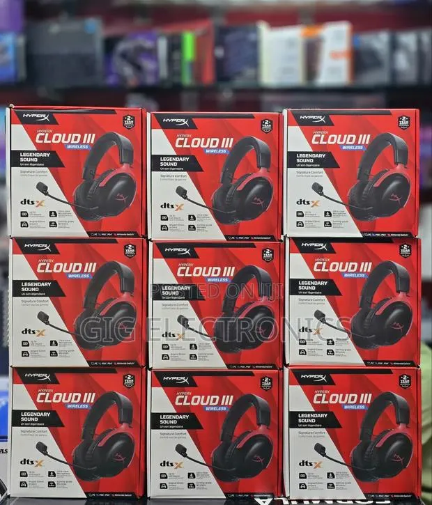 Hyperx Cloud Iii Wireless Gaming Headset (Black/Red) · Photo 1