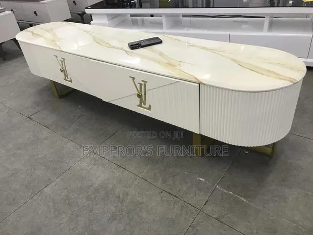 Quality Modern Tv Console With Golden Legs · Photo 1