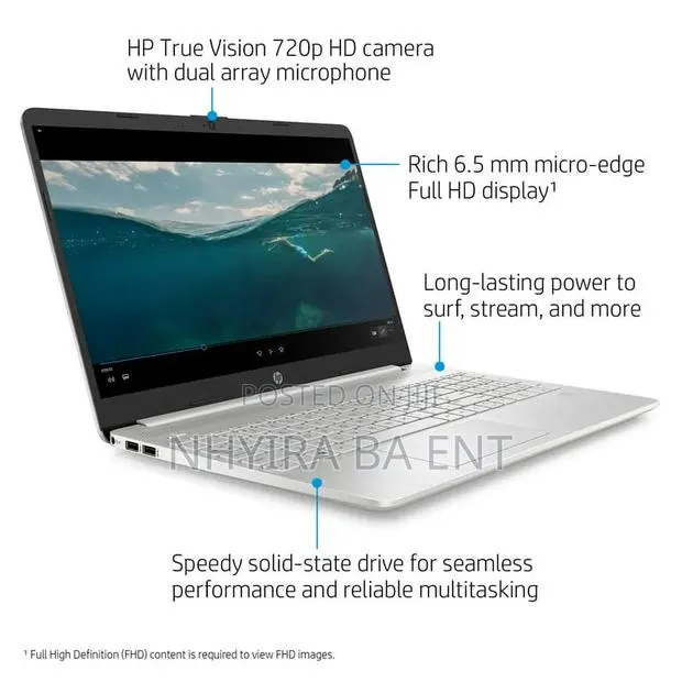 New Laptop HP 15 8GB Intel Core i3 SSD 512GB