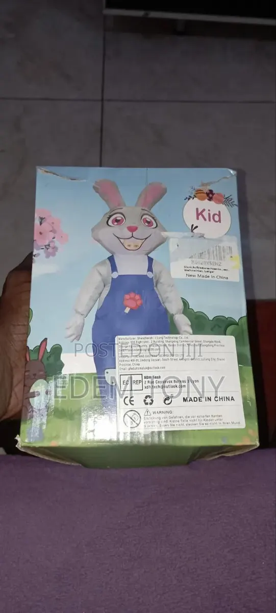 Inflatable Easter Bunny Costume for Kids · Photo 1