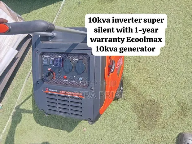 Premium Ecoolmax 10kVA Inverter Generator – Quiet Operation, Powerful · Photo 1