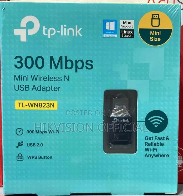 Tl-Wn823n 300mbps Mini Wireless N Usb Adapter · Photo 1