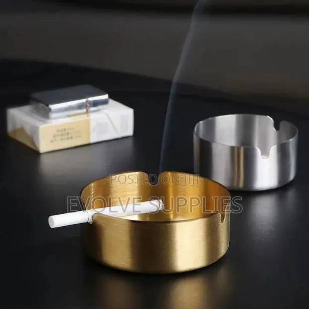 14cm Stainless Steel Ashtray · Photo 1