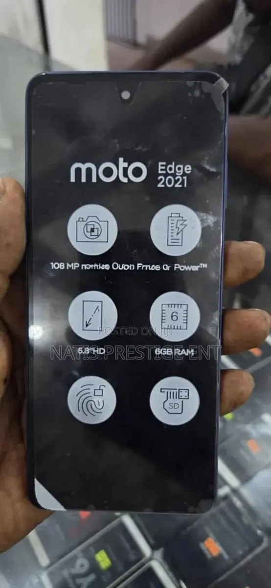 Motorola Edge 5G 2021 256 GB Black · Photo 1