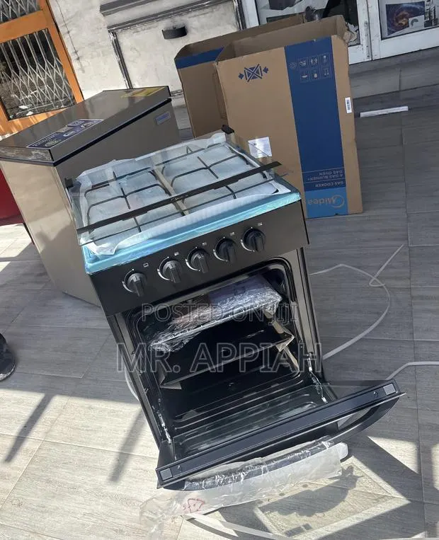 Lovely Design Midea 50x50cm Freestanding 4 Gas Burner(Black) · Photo 1