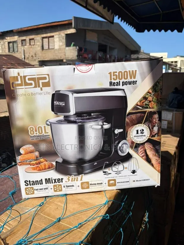 3 in 1 DSP 1500W 8 Liters Stand Mixer · Photo 1
