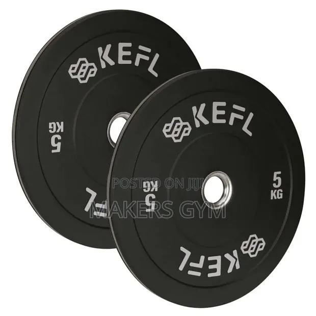 5kg Olympic Bumper Plate(Blk) · Photo 1