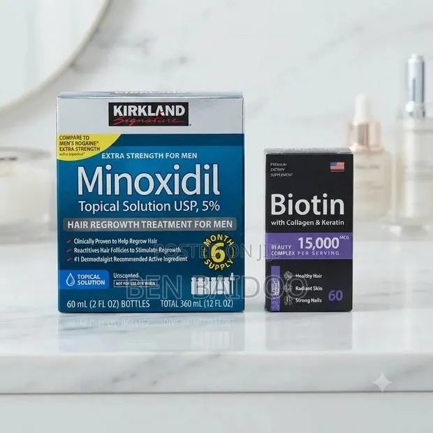 Kirkland Minoxidil Pack and Biotin · Photo 1
