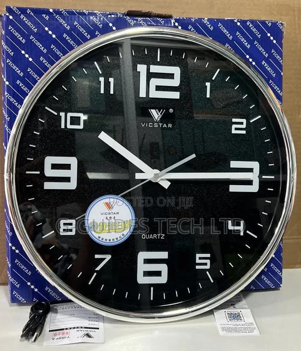 Vicstar Wall Clock Hidden Camera, Wall Clock Wi-fi Security Spy Camera · Photo 1
