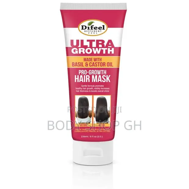 Ultra Growth Basil Castor Oil Pro Growth Hair Mask 8 Oz. · Photo 1