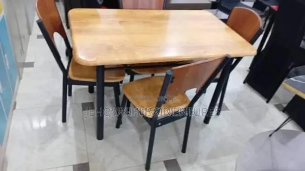 Wooden Dinning Set VI ( Wooden) · Photo 1