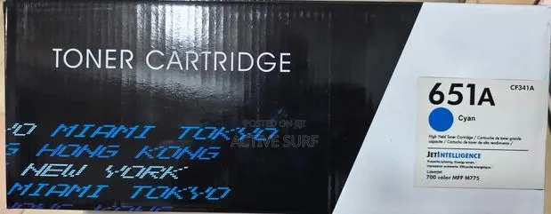 651a HP Compatible Toner Cartridge (Cyan) · Photo 1