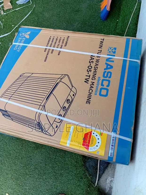 Nasco 5kg Twin Tub Washer – Compact Design, Maximum Output · Photo 1