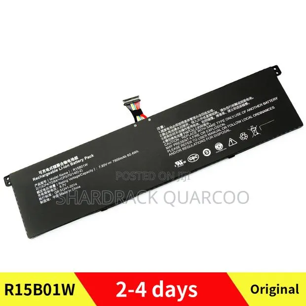 R15B01W Notebook Battery Xiaomi Pro 15.6 TM1701 171501-Al AQ AF · Photo 1