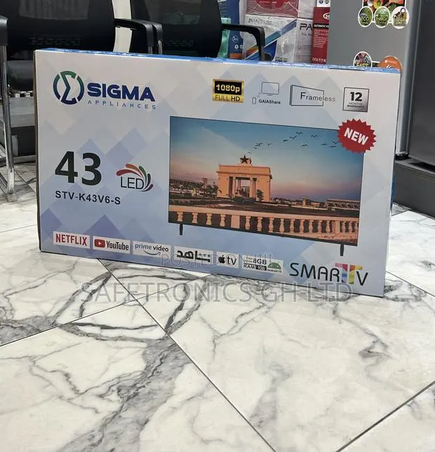 Unique Best Led Smart Full Hd Sig-K43v6-S Sigma Frameless Tv · Photo 1