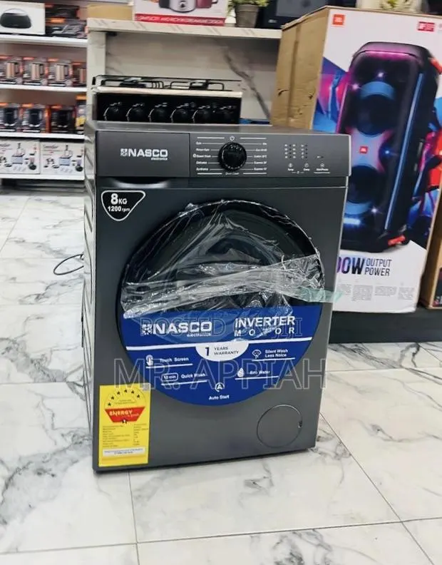 Efficient and Authentic Midea 8kg Front Load Washing Machine(Gray). · Photo 1