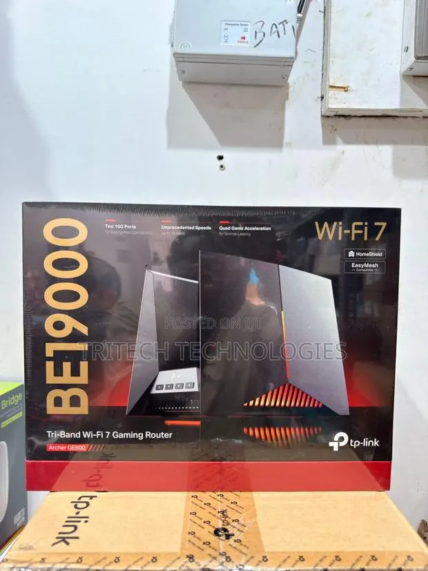 Tp-Link Archer Ge800 Be19000 Tri-Band Wi-Fi 7 Gaming Router · Photo 1