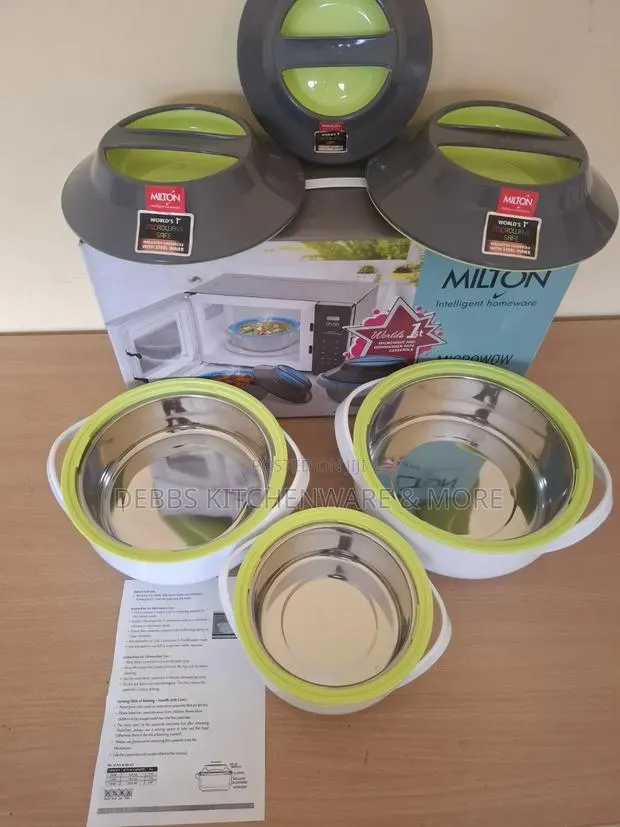 3pcs Set Microwave Casserole Insulated Food Warmer Uk · Photo 1
