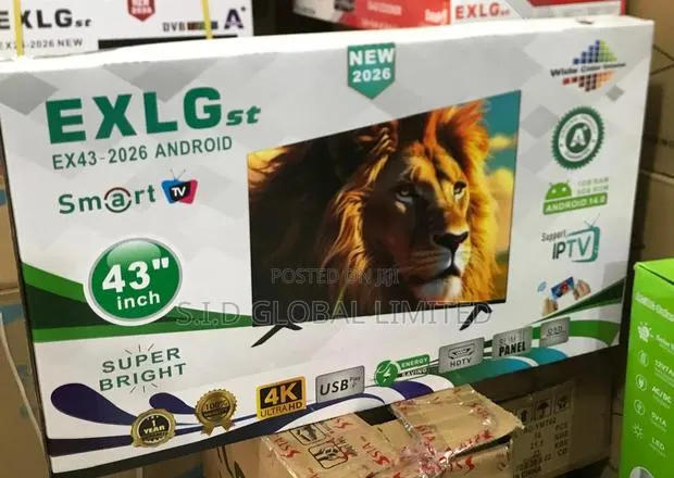 Exlgst 43" Smart Tv Immersive Entertainment · Photo 1