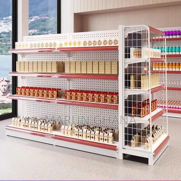 Double Sided Gondola Shelves for Supermarket, Retail Shop Pharmacy · Photo 1