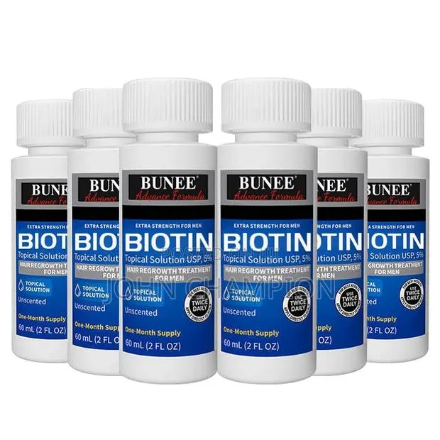 Minoxidil 5% Hair Growth Oil 60ml - Biotin · Photo 1