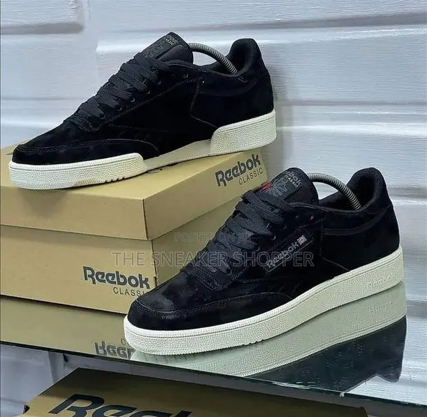 Reebok Suede Under Brown Top Black · Photo 1