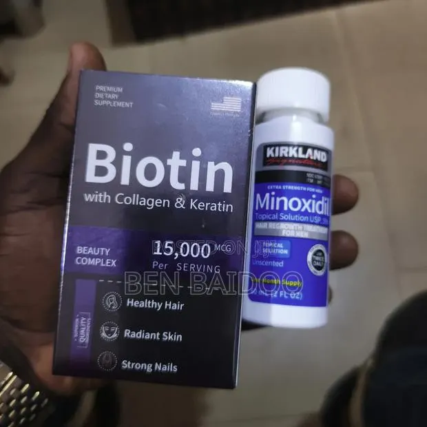 Kirkland Minoxidil Biotin Beauty Supplement Combo ( Hair Revive) · Photo 1