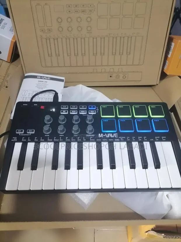 Usb Midi Keyboard Controller Mv Smk25 · Photo 1