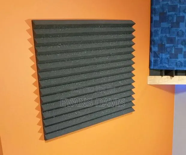 10pcs Self Stick Accoustic Noise Proof Foam Or Panel 50cmx50cm · Photo 1