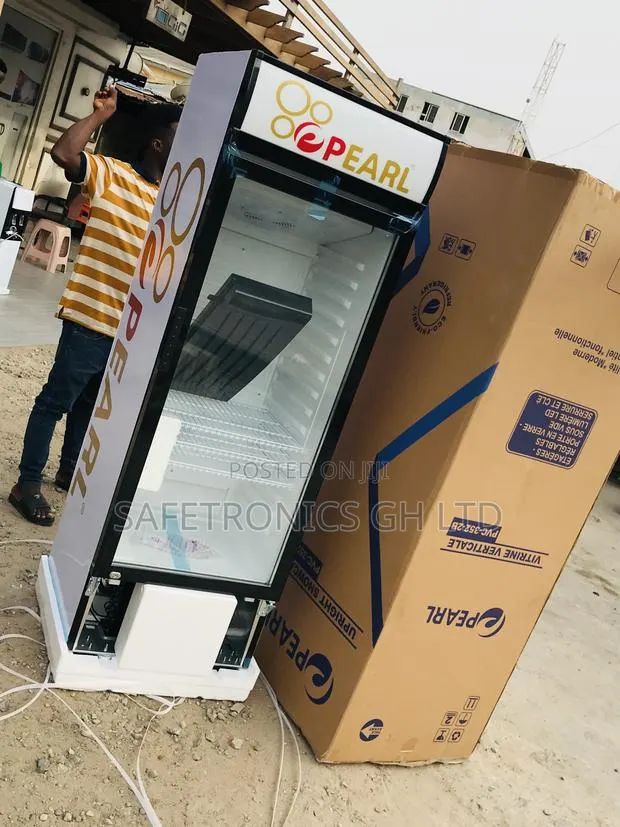 Affordable White Pearl PVC-325 Singledoor Glass 300 Liters · Photo 1