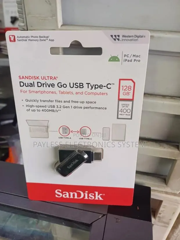 Sandisk 128gb Ultra Type C Dual Pendrive · Photo 1