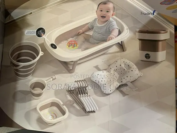 9 in 1 Foldable Baby Bath Tub Set · Photo 1