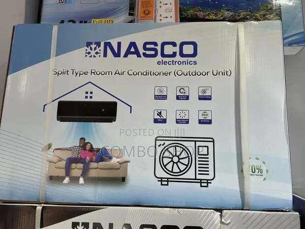 Nasco Split Air Conditioner 1.5hp (Black) · Photo 1