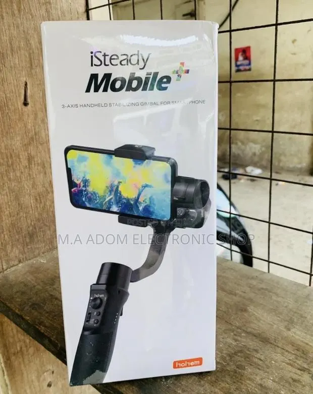 Authentic Hohem Isteady 3 Axis Mobile Gimbal(Black). · Photo 1