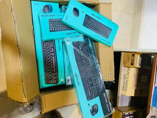 Logitech MK245 Nano Wireless Mini Keyboard and Mouse Set Home, Office · Photo 1