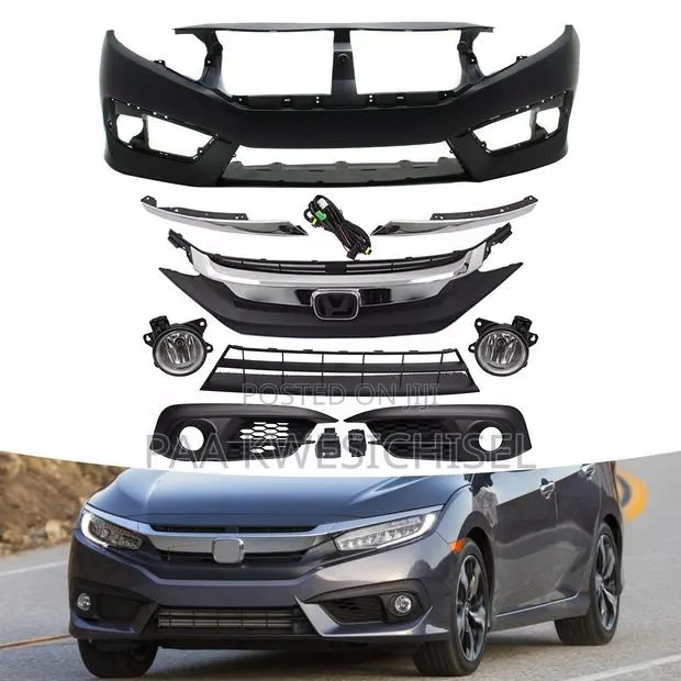 Honda Civic 2016 2017 2018 Front Bumper Complete · Photo 1