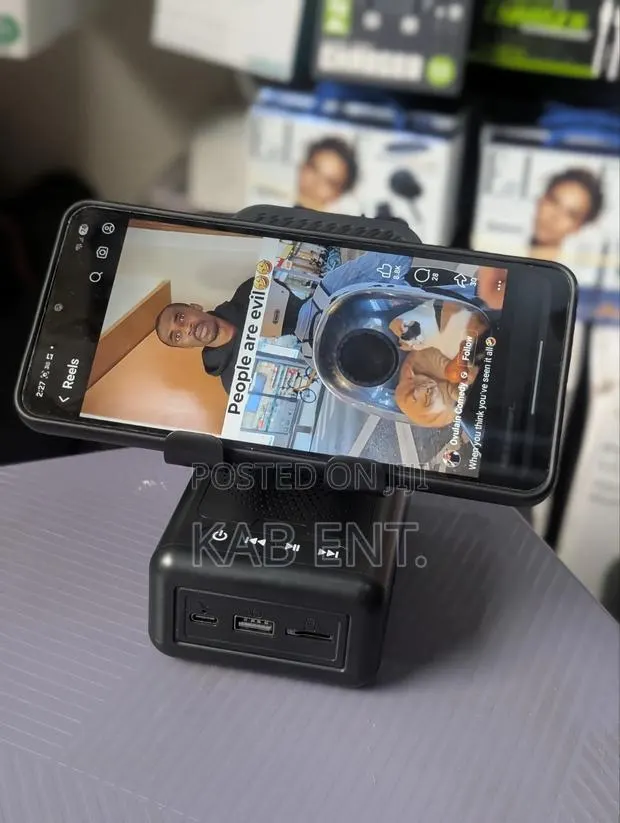 NR-205D Bluetooth Speaker With Phone Stand · Photo 1